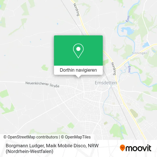 Borgmann Ludger, Maik Mobile Disco Karte