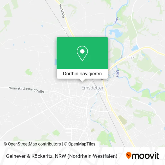 Gelhever & Köckeritz Karte