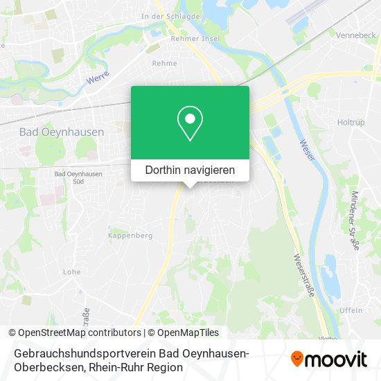 Gebrauchshundsportverein Bad Oeynhausen-Oberbecksen Karte