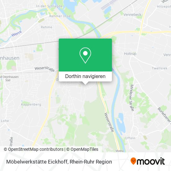 Möbelwerkstätte Eickhoff Karte