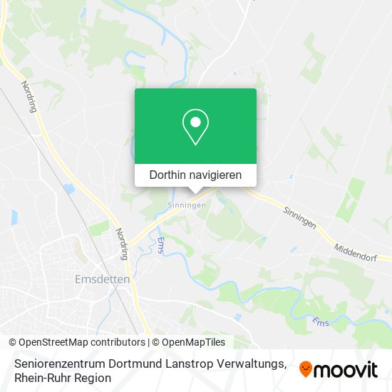 Seniorenzentrum Dortmund Lanstrop Verwaltungs Karte