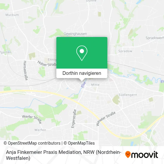 Anja Finkemeier Praxis Mediation Karte