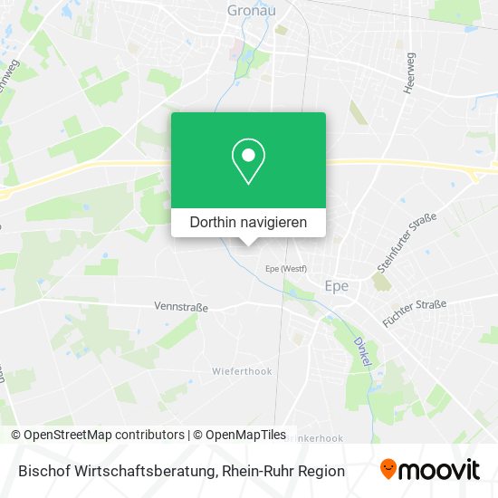 Bischof Wirtschaftsberatung Karte