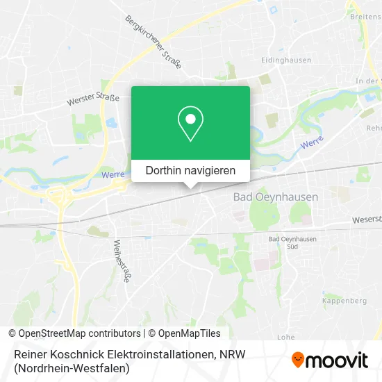 Reiner Koschnick Elektroinstallationen Karte