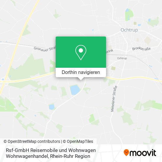 Rsf-GmbH Reisemobile und Wohnwagen Wohnwagenhandel Karte