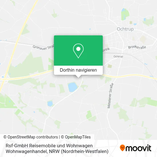 Rsf-GmbH Reisemobile und Wohnwagen Wohnwagenhandel Karte