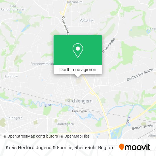 Kreis Herford Jugend & Familie Karte