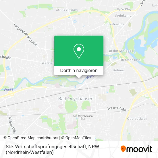 Sbk Wirtschaftsprüfungsgesellschaft Karte