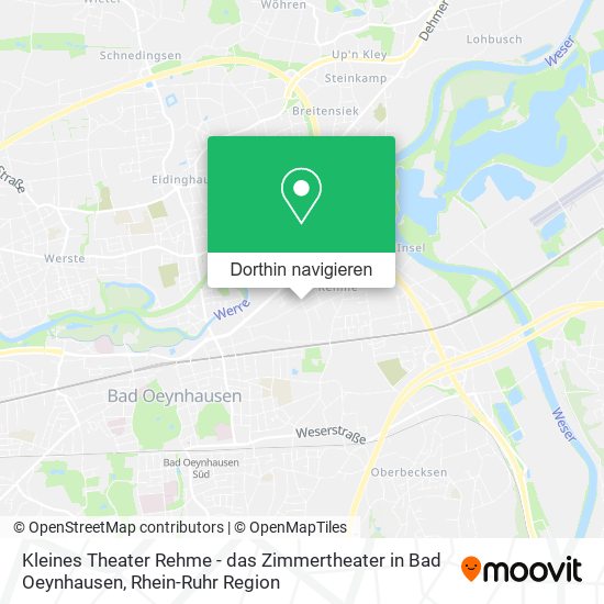 Kleines Theater Rehme - das Zimmertheater in Bad Oeynhausen Karte