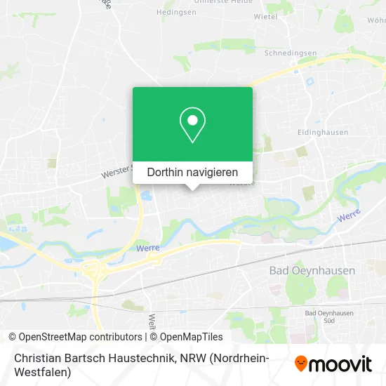 Christian Bartsch Haustechnik Karte