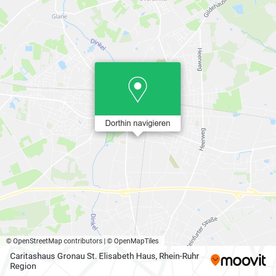 Caritashaus Gronau St. Elisabeth Haus Karte