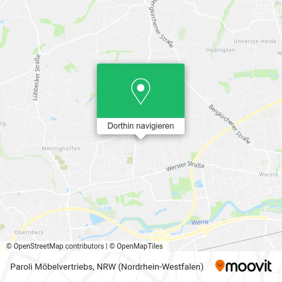Paroli Möbelvertriebs Karte