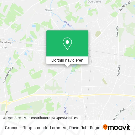 Gronauer Teppichmarkt Lammers Karte