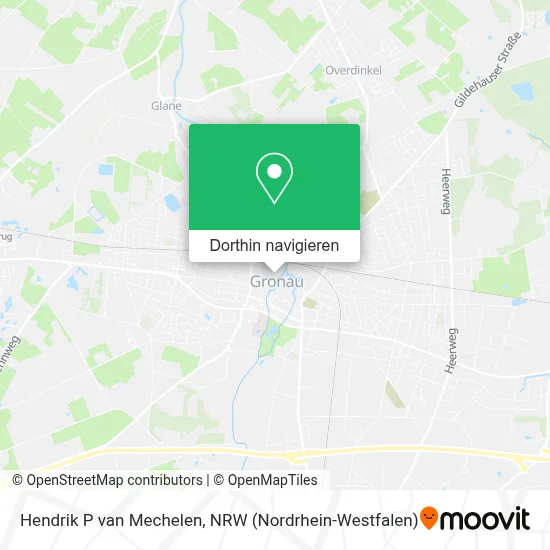 Hendrik P van Mechelen Karte