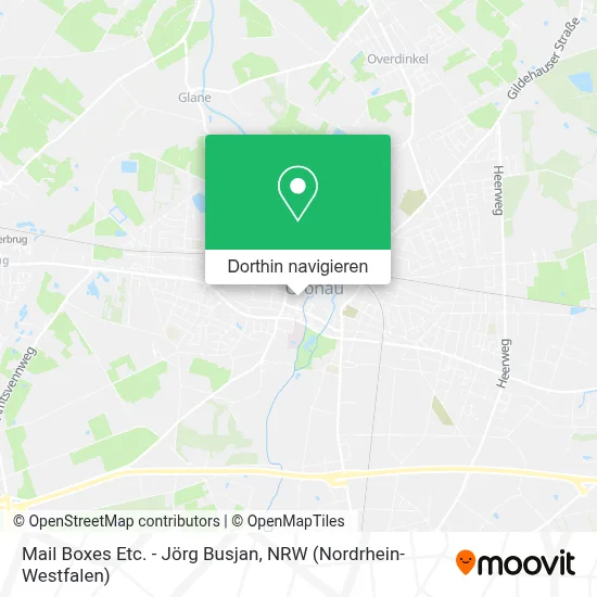 Mail Boxes Etc. - Jörg Busjan Karte
