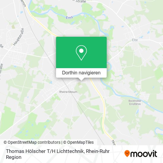Thomas Hölscher T / H Lichttechnik Karte