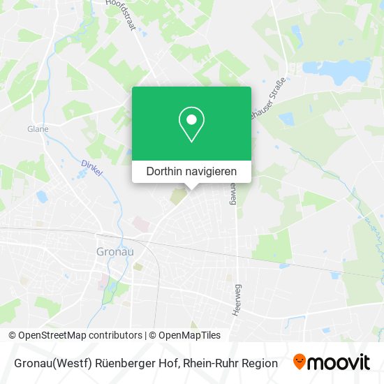 Gronau(Westf) Rüenberger Hof Karte