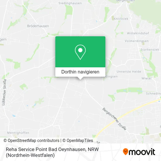 Reha Service Point Bad Oeynhausen Karte