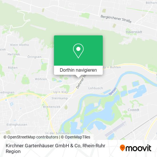 Kirchner Gartenhäuser GmbH & Co Karte