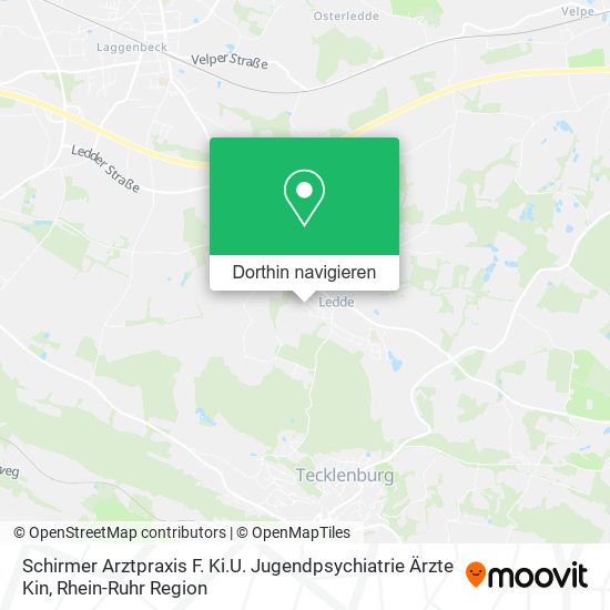 Schirmer Arztpraxis F. Ki.U. Jugendpsychiatrie Ärzte Kin Karte