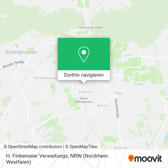 H. Finkemeier Verwaltungs Karte