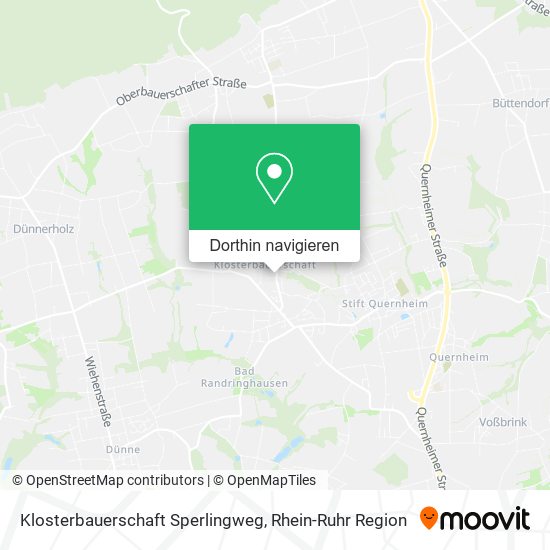 Klosterbauerschaft Sperlingweg Karte