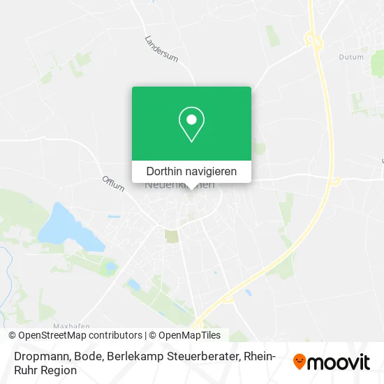 Dropmann, Bode, Berlekamp Steuerberater Karte