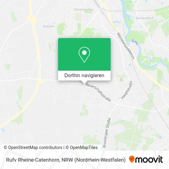 Rufv Rheine-Catenhorn Karte