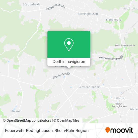 Feuerwehr Rödinghausen Karte