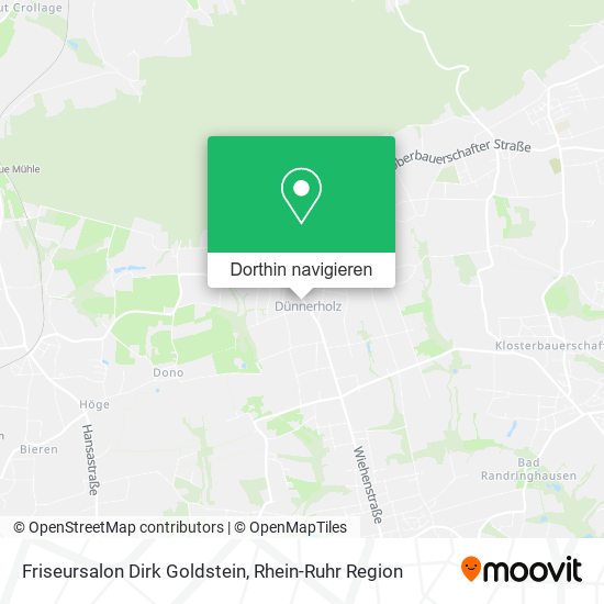 Friseursalon Dirk Goldstein Karte