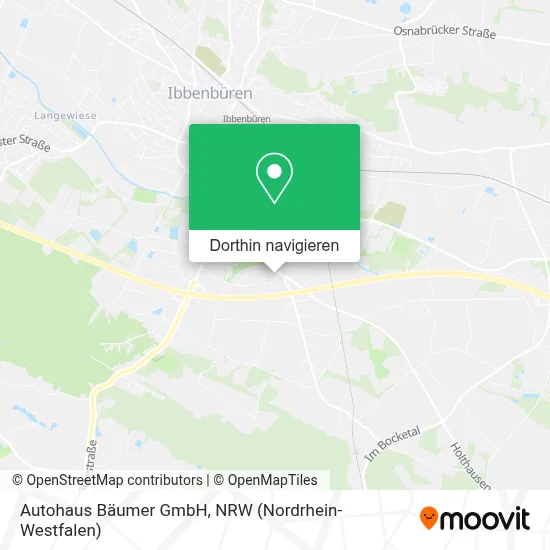 Autohaus Bäumer GmbH Karte