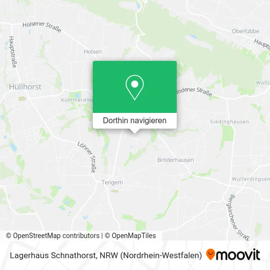 Lagerhaus Schnathorst Karte