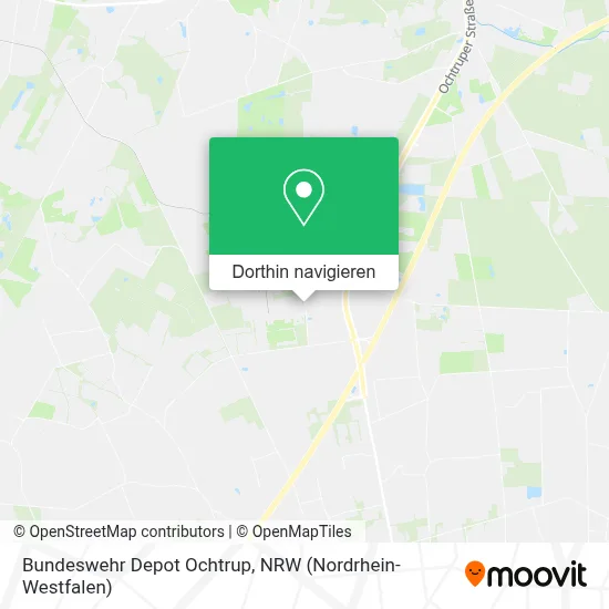 Bundeswehr Depot Ochtrup Karte