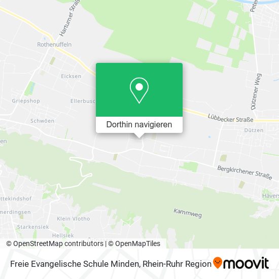 Freie Evangelische Schule Minden Karte