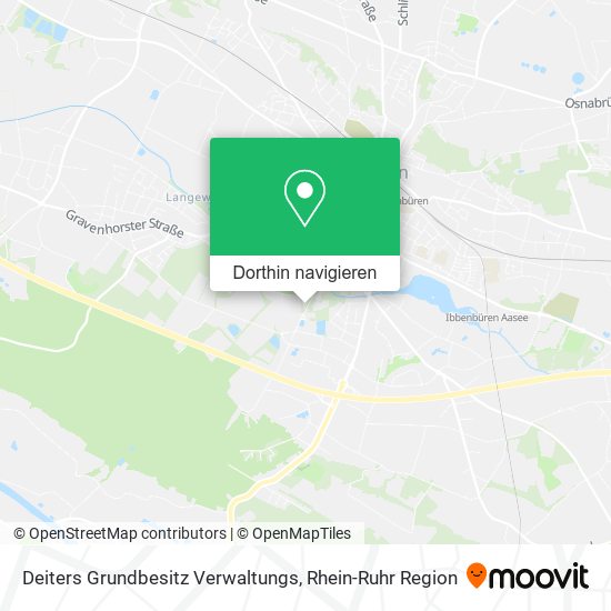 Deiters Grundbesitz Verwaltungs Karte