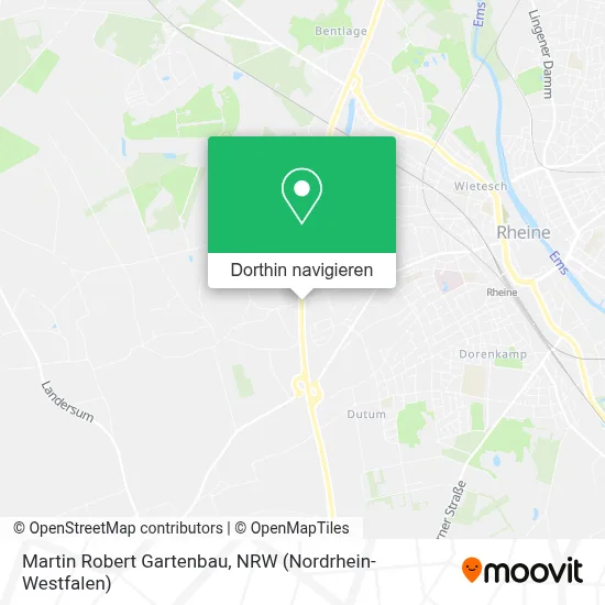 Martin Robert Gartenbau Karte