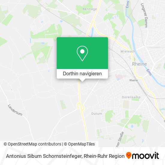 Antonius Sibum Schornsteinfeger Karte