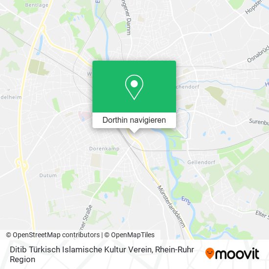 Ditib Türkisch Islamische Kultur Verein Karte