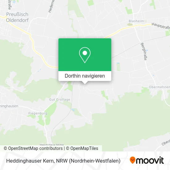 Heddinghauser Kern Karte