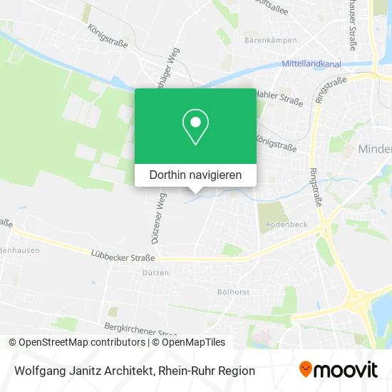 Wolfgang Janitz Architekt Karte