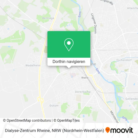 Dialyse-Zentrum Rheine Karte