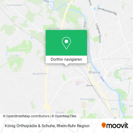 König Orthopädie & Schuhe Karte