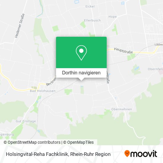 Holsingvital-Reha Fachklinik Karte