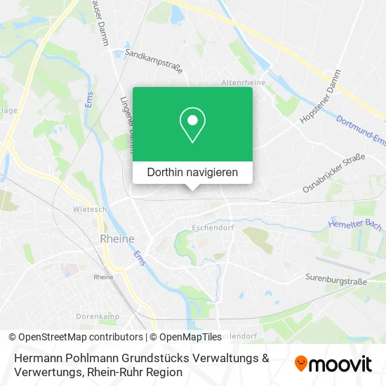 Hermann Pohlmann Grundstücks Verwaltungs & Verwertungs Karte