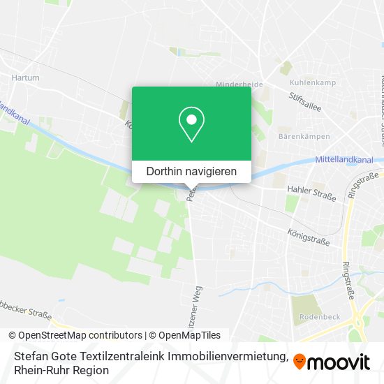 Stefan Gote Textilzentraleink Immobilienvermietung Karte