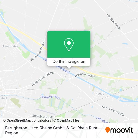 Fertigbeton-Haco-Rheine GmbH & Co Karte