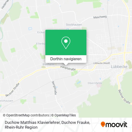 Duchow Matthias Klavierlehrer, Duchow Frauke Karte