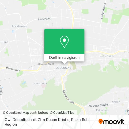 Owl-Dentaltechnik Ztm Dusan Kristic Karte
