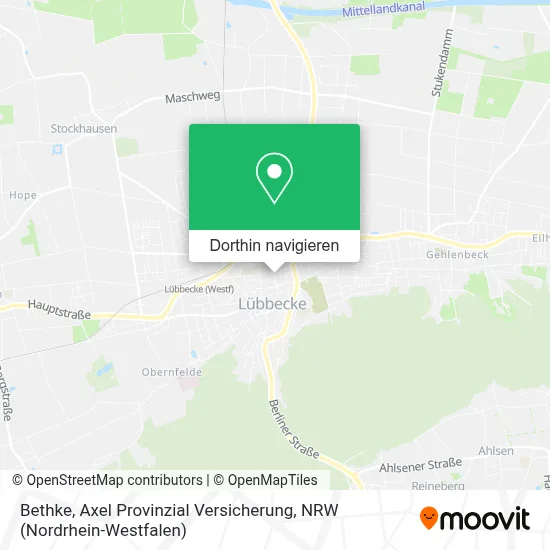 Bethke, Axel Provinzial Versicherung Karte