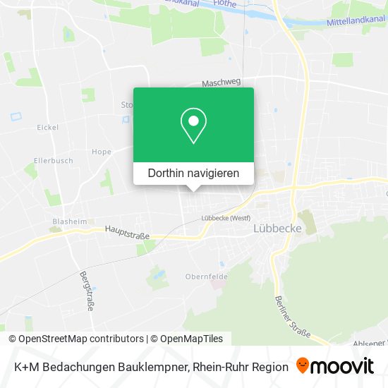 K+M Bedachungen Bauklempner Karte